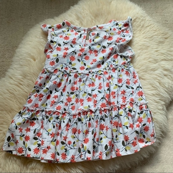 BCBG Girls Floral Print Tiered Dress Cotton 6 - Picture 7 of 7